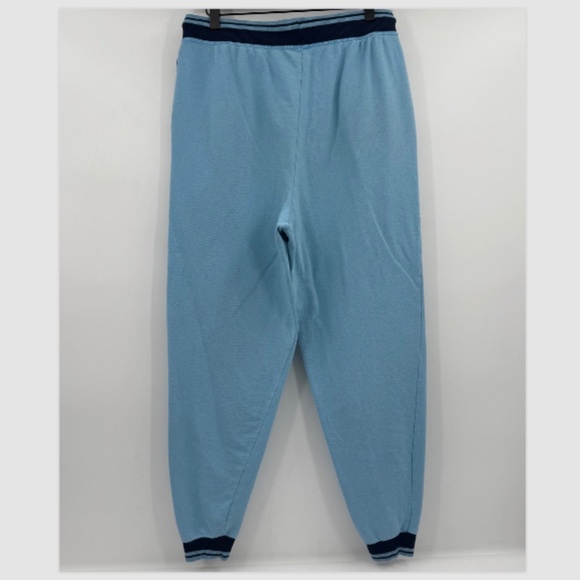 Psycho Bunny Joggers Men Medium Blue Sweatpants Elastic Drawstring Waist Pockets - Picture 5 of 12